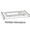 Bandeja telescópica