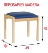 REPOSAPIÉS DE MADERA