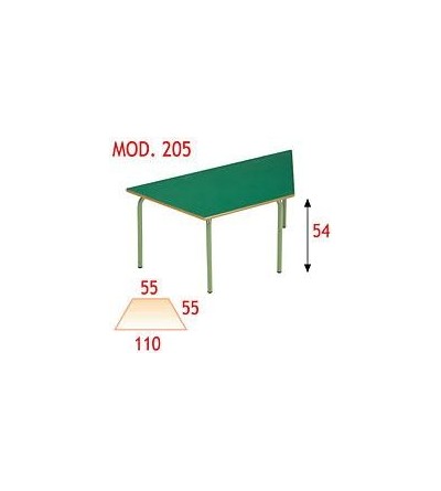 Mesa trapecio infantil