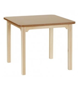 Mesa madera geriátrico 75 cm. de alto