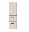 Mueble de oficina archivador 4 cajones DIN folio 148*45*60